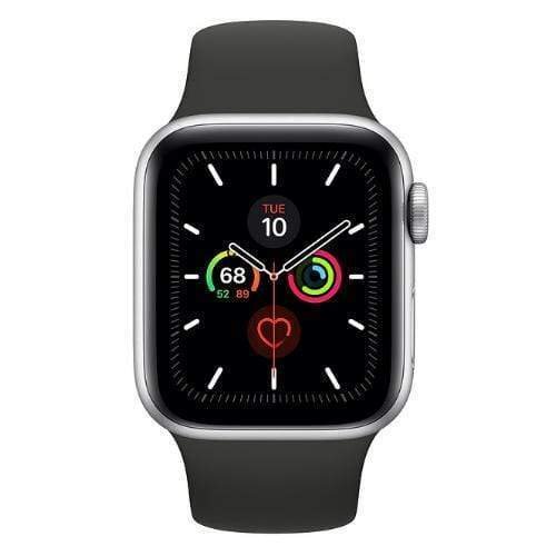 apple watch 5 44mm silver aluminum